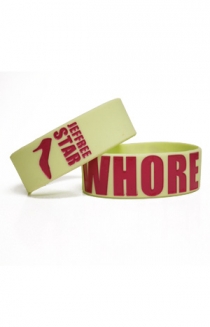 Whore Wristband (Glow in the dark)