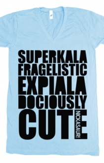 Cute V-Neck (Light Blue)