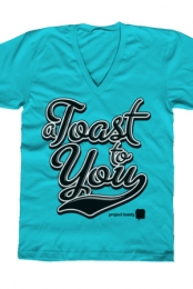 Project Toasty V-Neck (Turquoise)