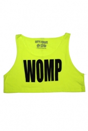 WOMP Crop Top (Yellow)
