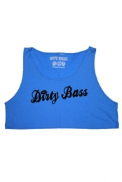 Dirt Bass Crop Top (Blue)