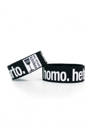 Homo. Hetero. Harto Wristband