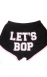 Let's Bop (Black w/ Pink): karriganblackshortsback.jpg
