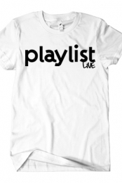 Playlist Live Logo T-Shirt (White)