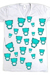 Bare Bear Repeat (White)