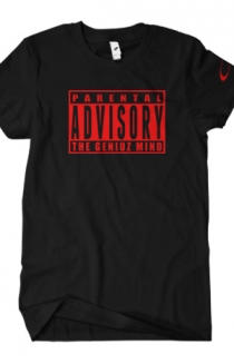 Parental Advisory (Red on Black)