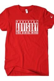 Parental Advisory (White on Red)