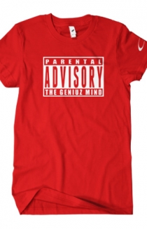 Parental Advisory (White on Red)