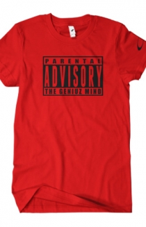Parental Advisory (Black on Red)