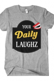 YourDailyLaughz Logo Tee (Heather Grey)