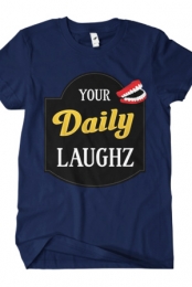 YourDailyLaughz Logo Tee (Navy)