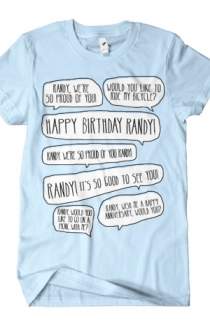 Happy Birthday Randy (Light Blue)