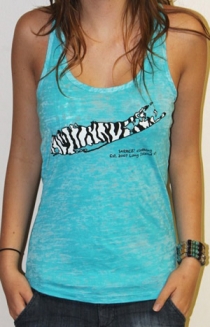Aqua Long Island Zebra Tank (Girls)