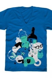 Things V-Neck (Blue)
