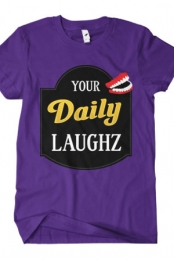 YourDailyLaughz Logo Tee (Purple)