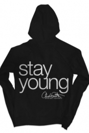 Stay Young Zip-Up Hoodie