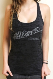 Black Long Island Zebra Tank (Girls)