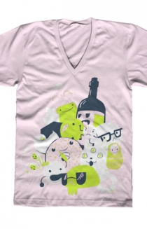 Things V-Neck (Pink)