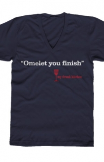 Omelet You Finish V-Neck