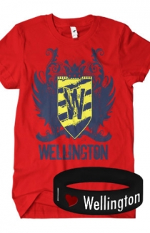 Logo T-Shirt + Bracelet Package (Red)