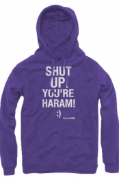 Shut Up Hoodie (Purple)