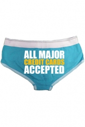Credit Cards Undies (Teal)