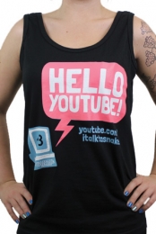 Hello Youtube Tank (Black)