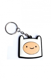 Finn Head Rubber Keychain