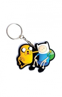 Jake & Finn Rubber Keychain