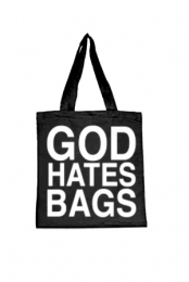 God Hates Bags Tote Bag (Black)