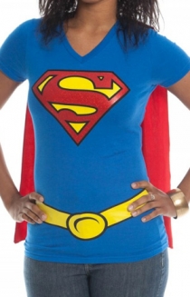 Superman Girls Cape V-Neck