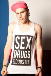 Sex, Drugs & Dubstep White Tanktop: NYC Edition