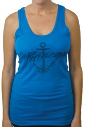 Anchor Tanktop (Neon Blue)