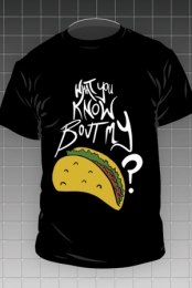 Taco (Black Crew Neck)
