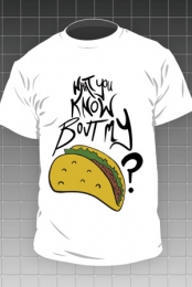Taco (White Crew Neck)
