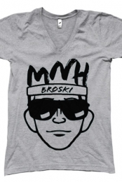 Broski V-Neck (Heather Grey)