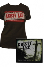 RTD Womens Tee (Brown) + Raise the Dead CD