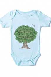 Roots & Wings Infant Bodysuit (Light Blue)