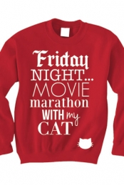 Lonely Movie Night Sweater