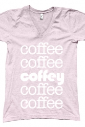 Coffee Coffey  V-Neck