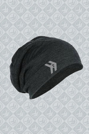 Slouchy Charcoal Beanie