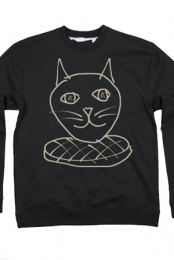 Waffle Cat Crewneck Sweatshirt