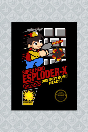 8-Bit Billy Poster + Poster Tube