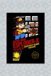 8-Bit Billy Poster + Poster Tube