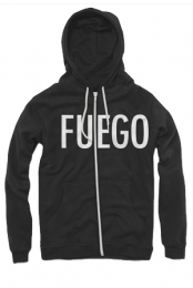 Fuego Zip-Up Hoodie (Black)