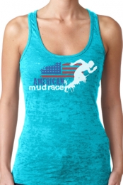 American Mud Race Tank Top (Aqua)
