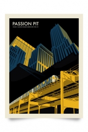 Passion Pit at Madison Square Garden Poster