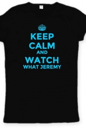 Keep Calm and Watch What Jeremy Black Women's Tee