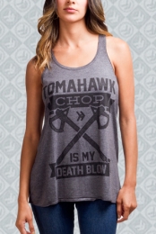Charcoal Heather Death Blow Tank