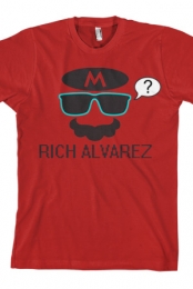 Mario Sunglasses/Mustache (Red)